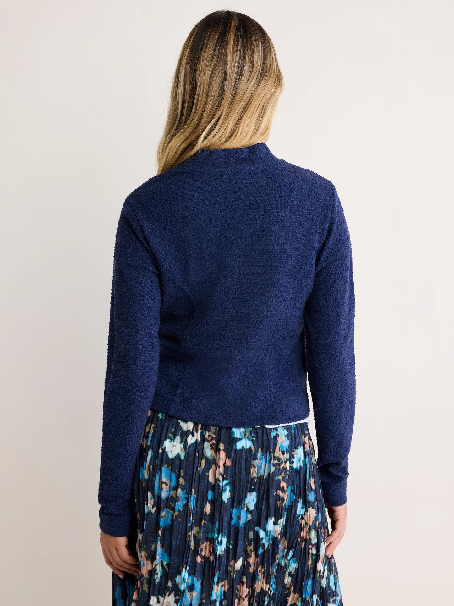 nz by NIC+ZOE Textured Knit Bomber Jacket