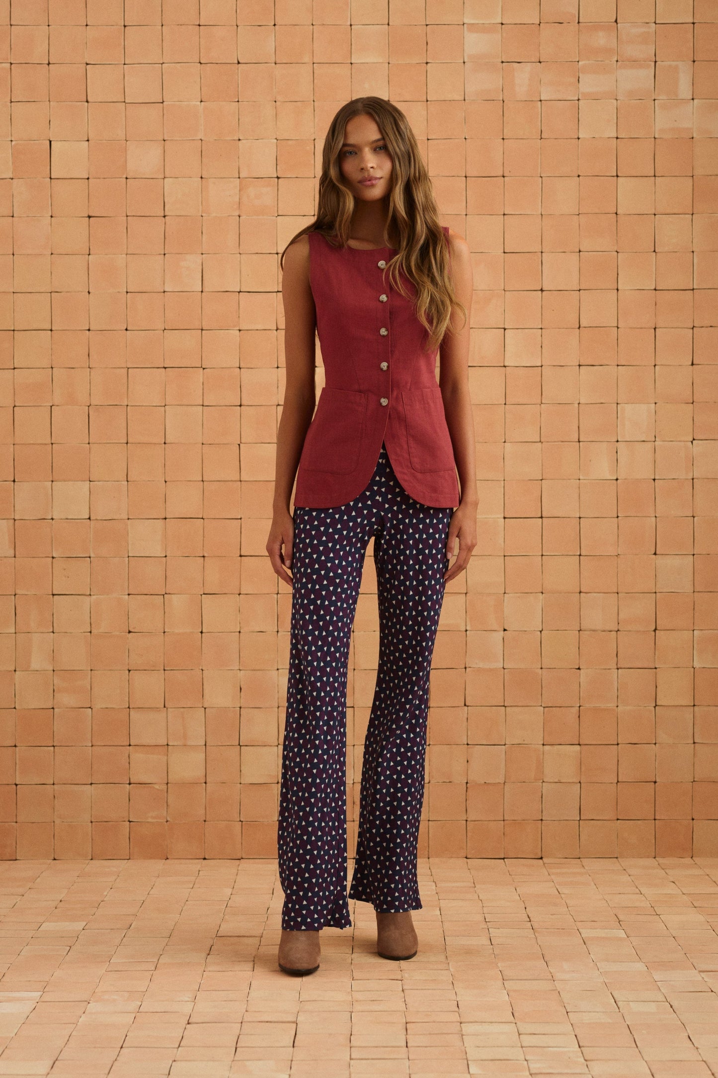 Briar Top In Sangria