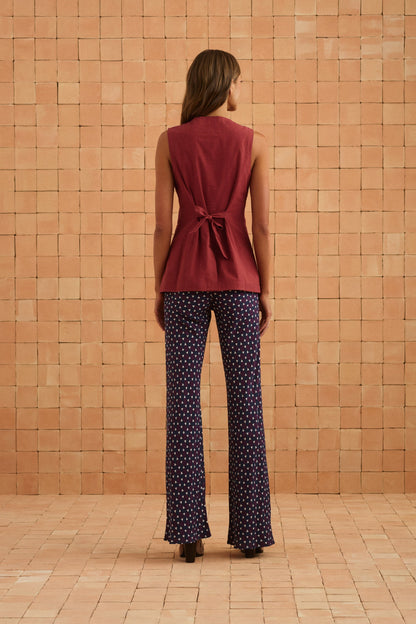 Briar Top In Sangria