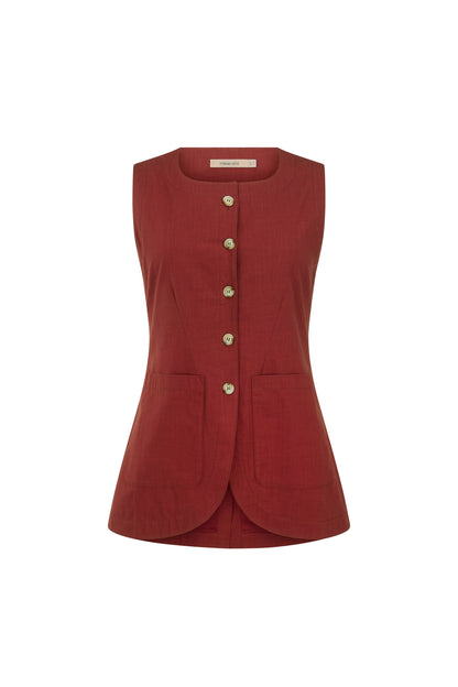 Briar Top In Sangria