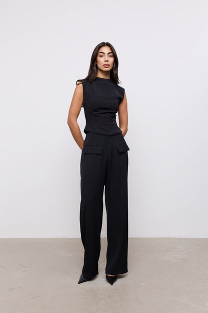 Wide Leg Trousers