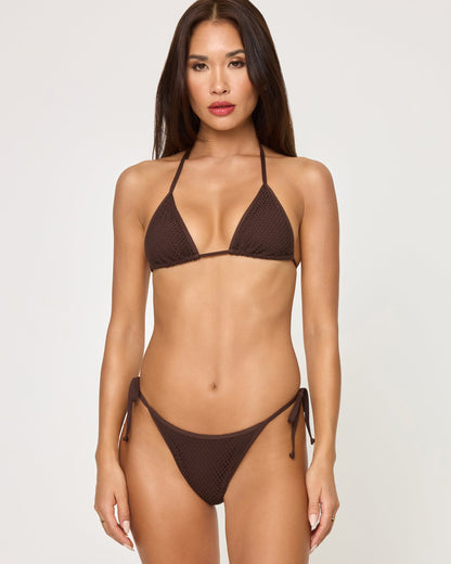 Aspen Bikini Top - Espresso