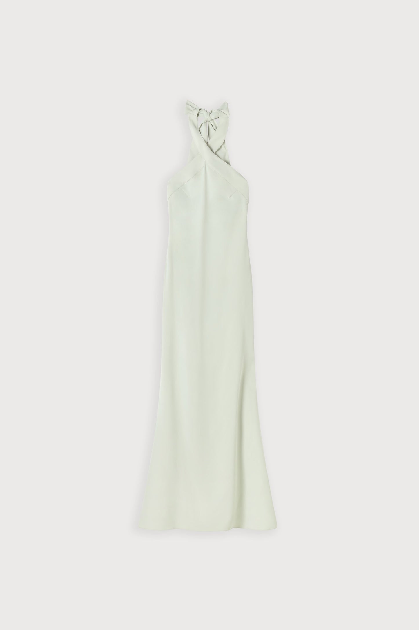 Cross Halter Neck Maxi Dress