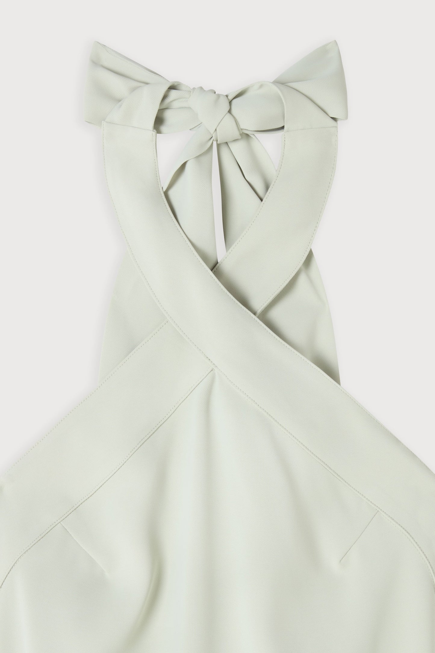 Cross Halter Neck Maxi Dress