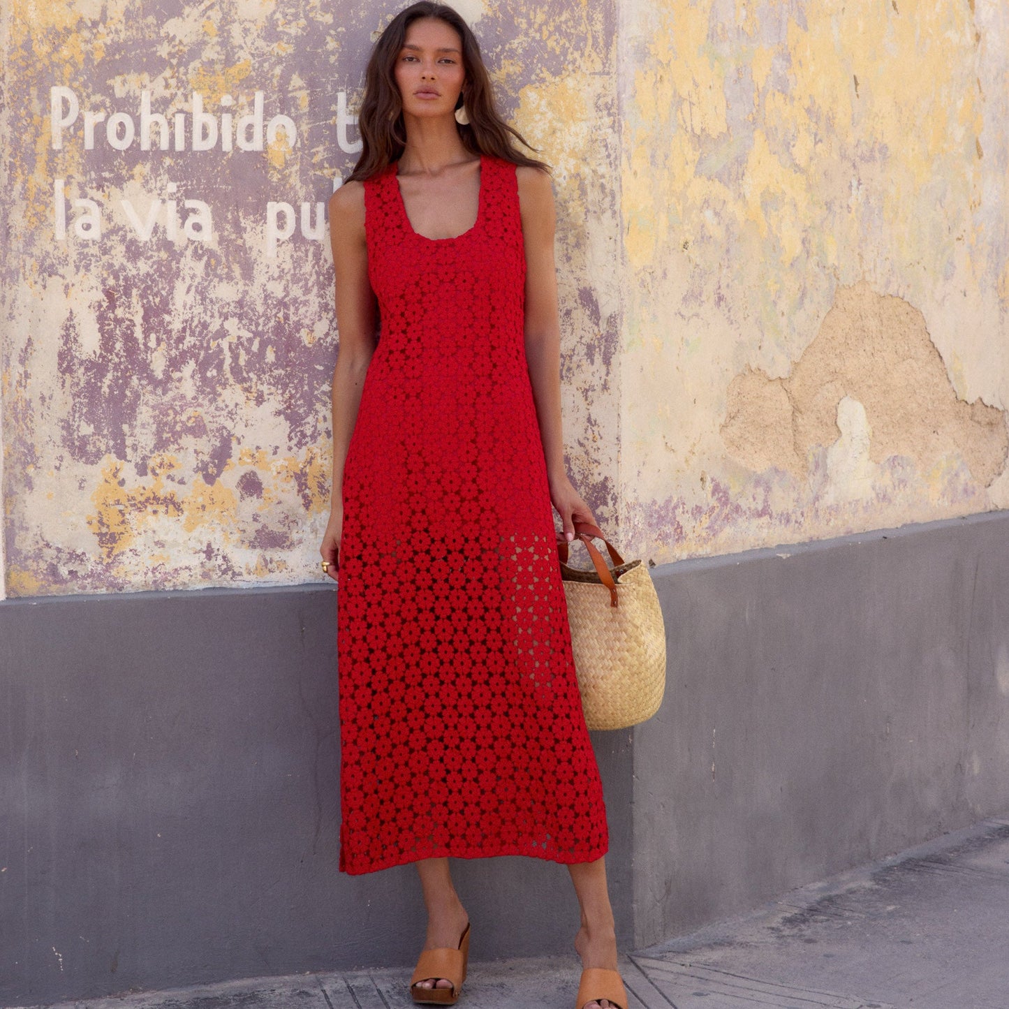 Courtney Dress In Poppy Flower