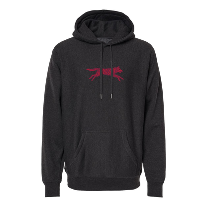 Crimson Wolf Fireside Hoodie