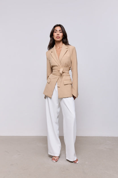 Belted Blazer