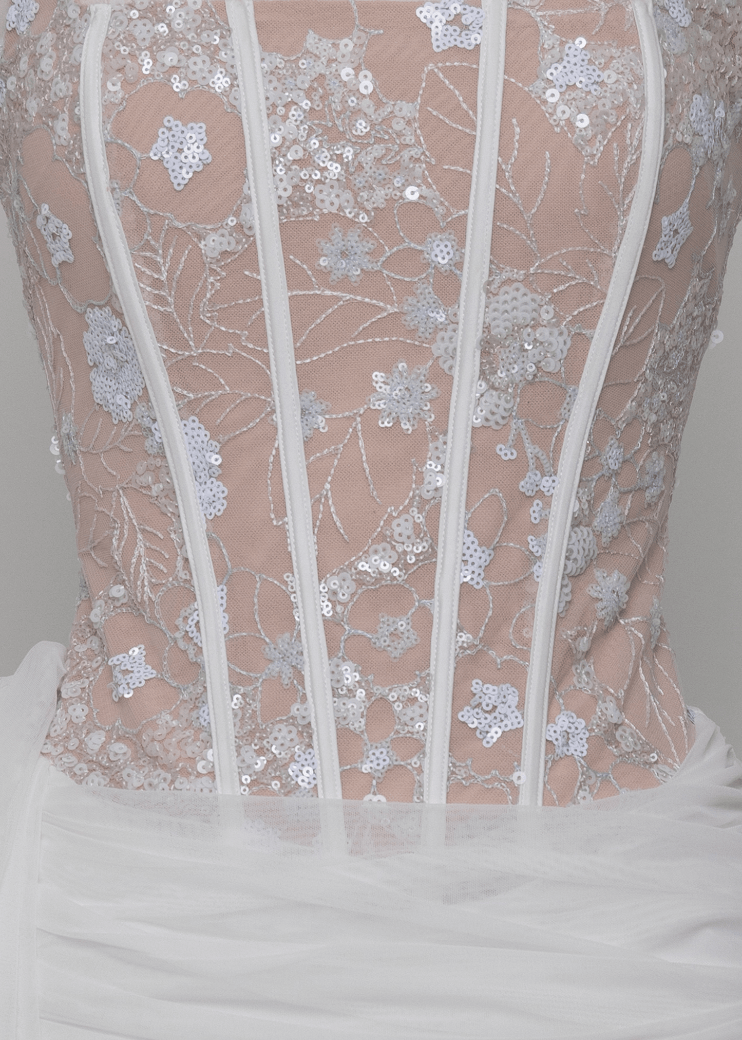Devoted To You Drape Mini Dress - White