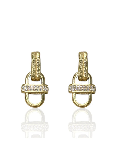 Tat2 Designs Gold Costa Earrings