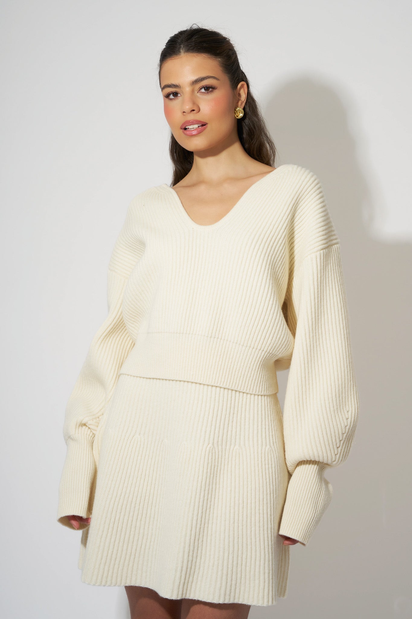 Ribbed Oversized Jumper