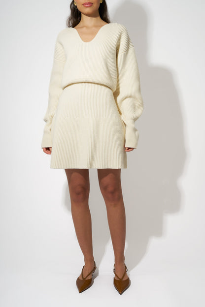 Knitted Mini Skirt