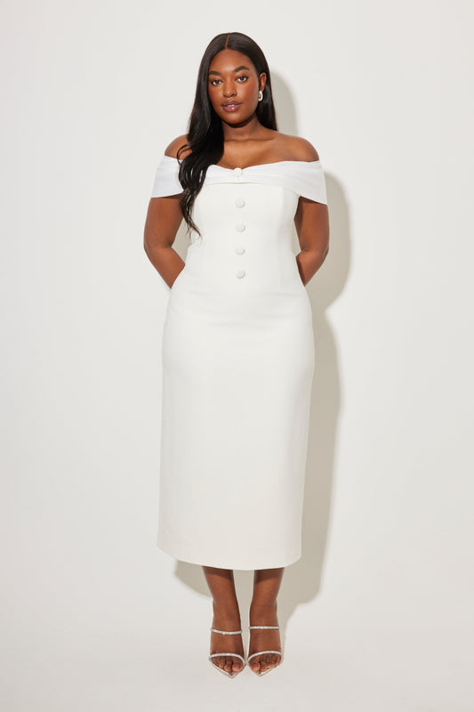 Bow Midi Dress