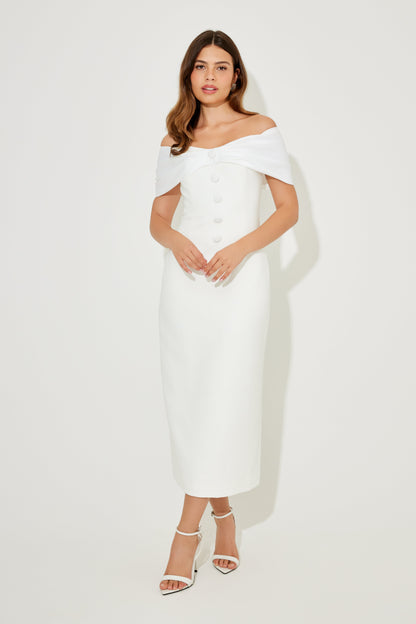 Bow Midi Dress