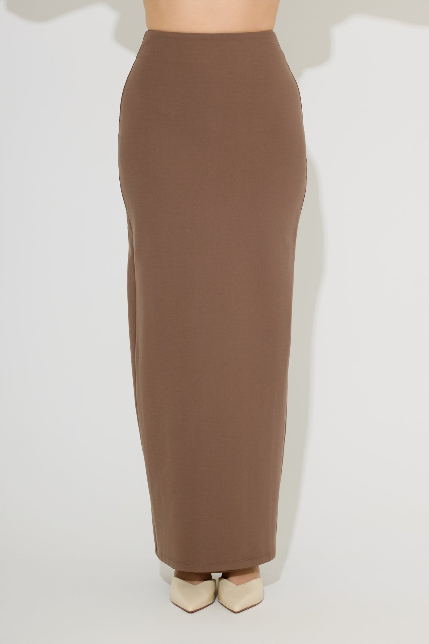 Compact Jersey Maxi Skirt