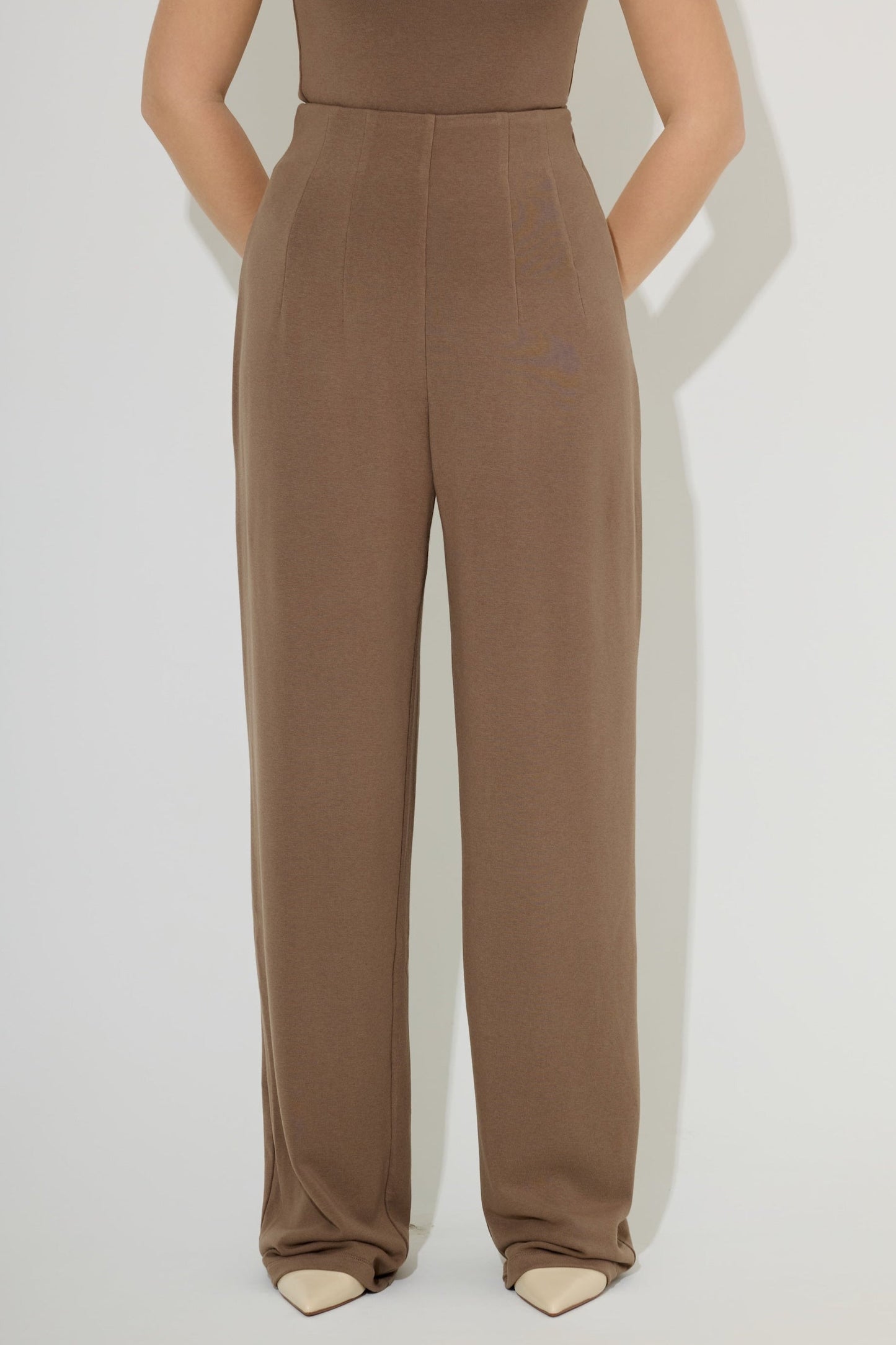 Cotton Mix Jersey Trousers