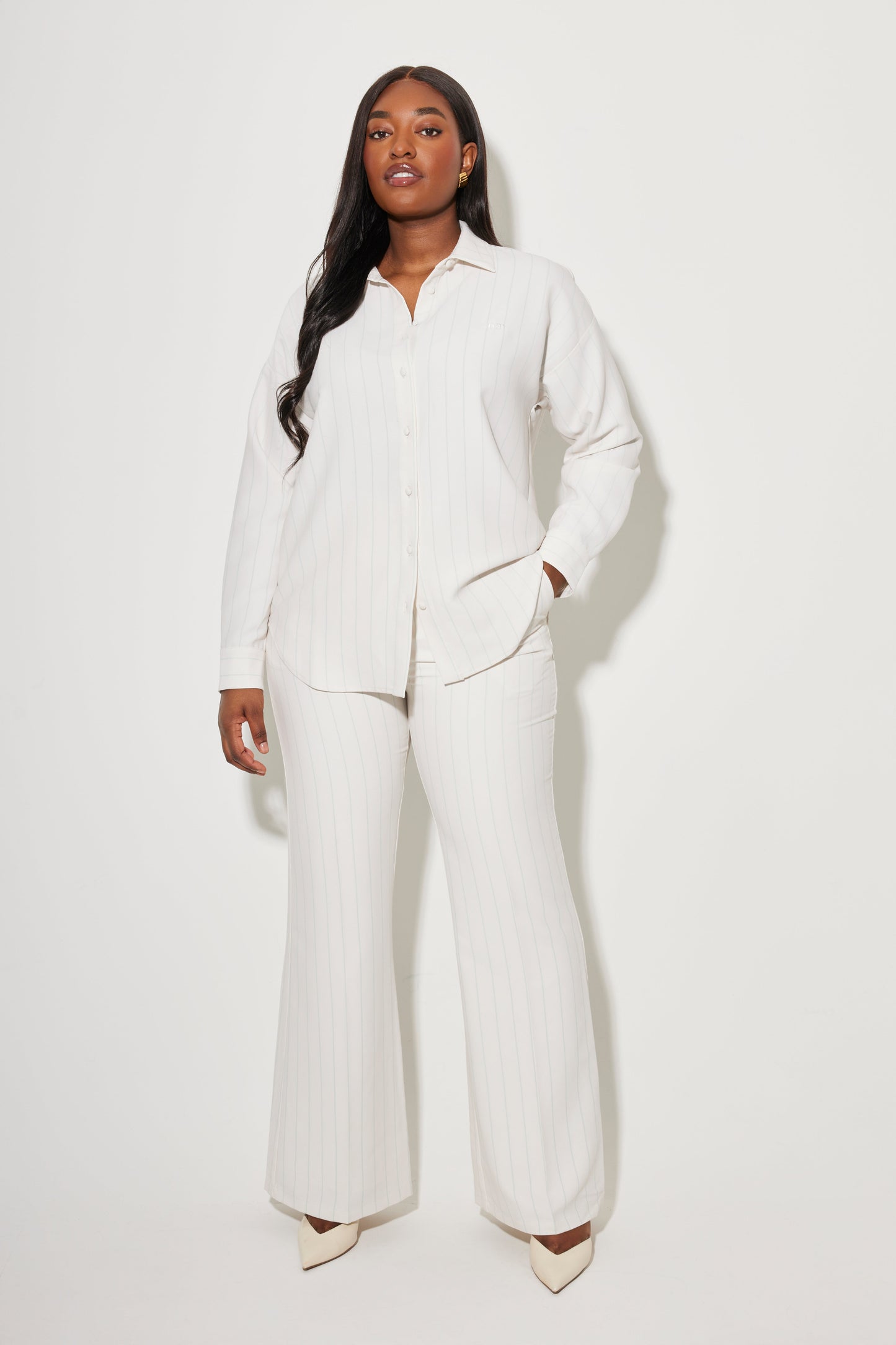 Pinstripe Trousers