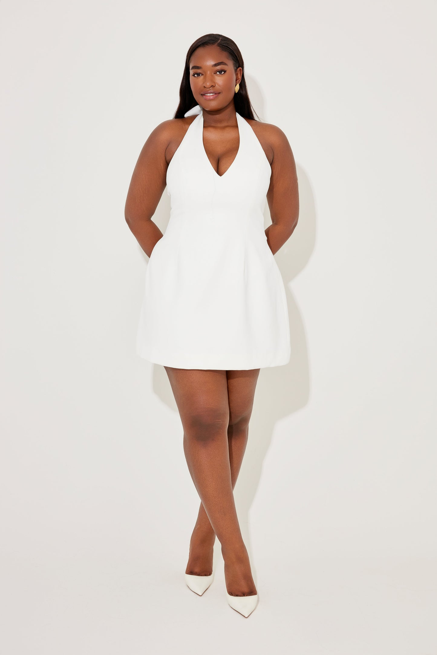 Volume Skirt Mini Dress