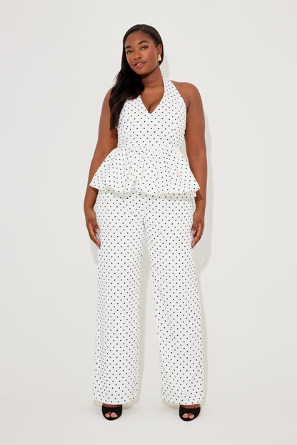 Polka Dot Wide Legs