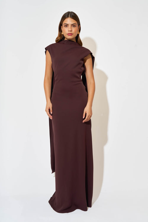 Drape Maxi Dress