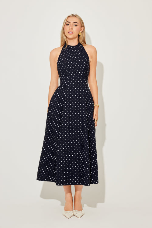 Low Back Midi Dress