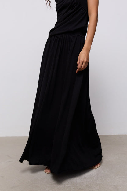 Sheer Knitted Maxi Skirt