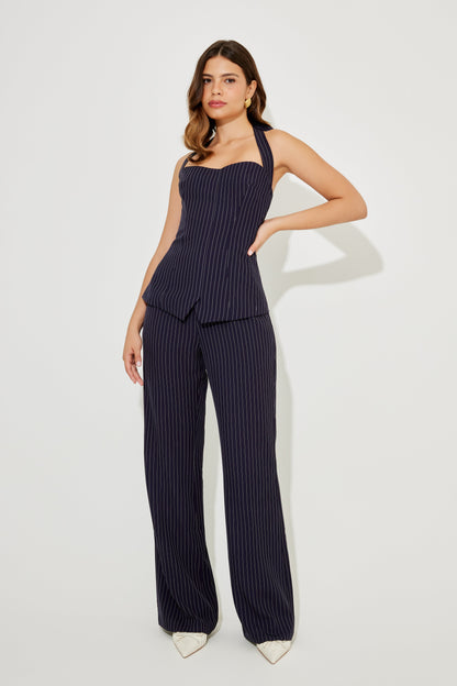 Pinstripe Trousers