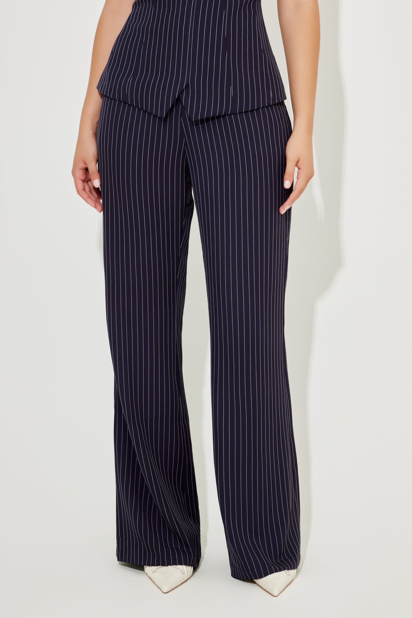 Pinstripe Trousers