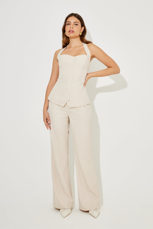 Pinstripe Trousers