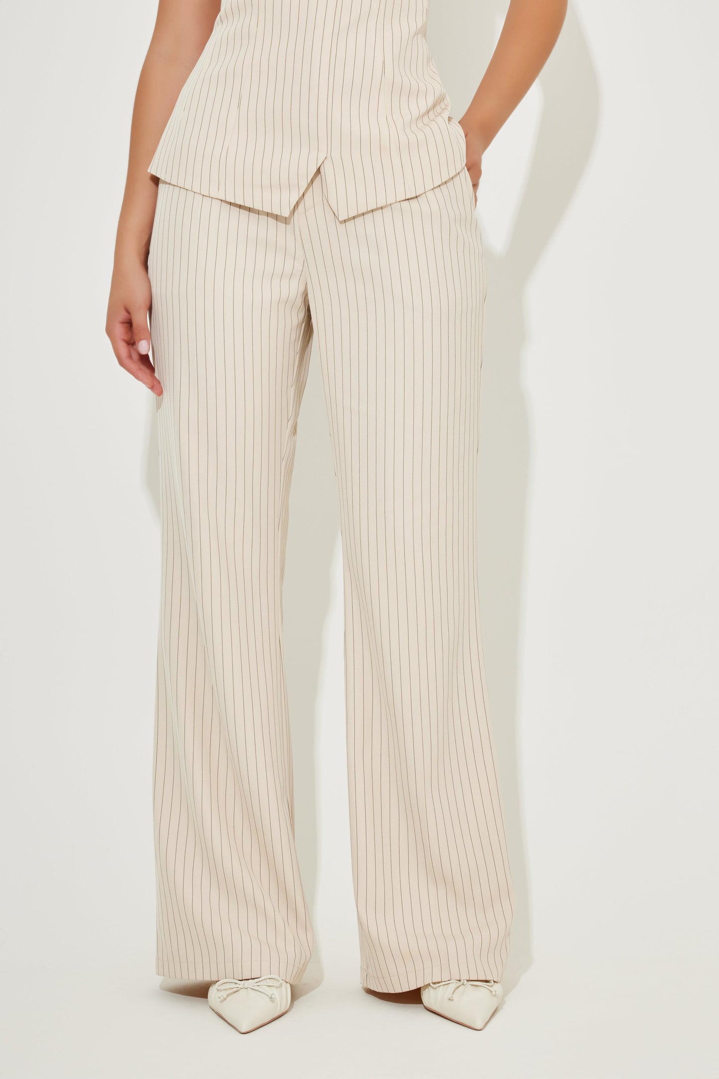 Pinstripe Trousers