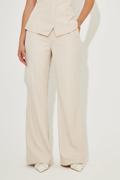 Pinstripe Trousers