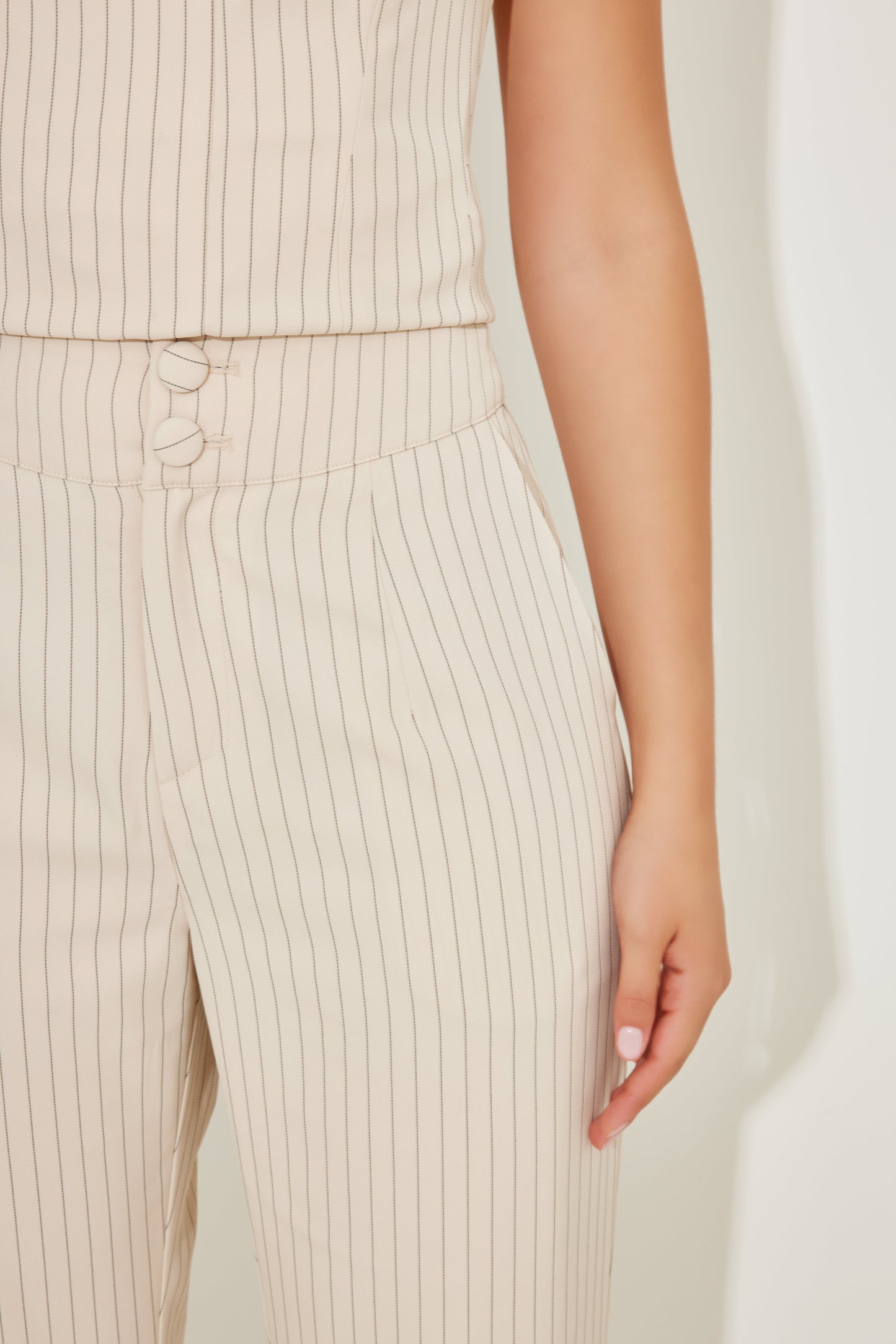 Pinstripe Trousers