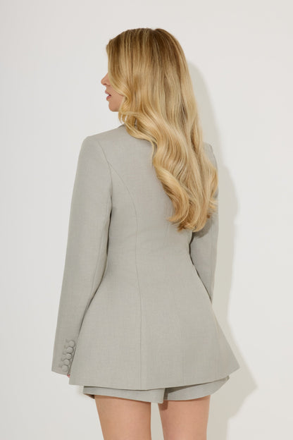 Wool Mix Tailored Blazer