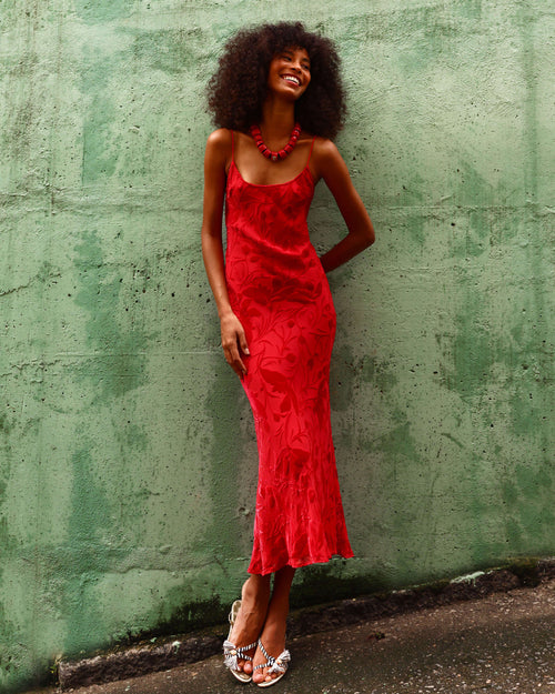 Evi Dress Red