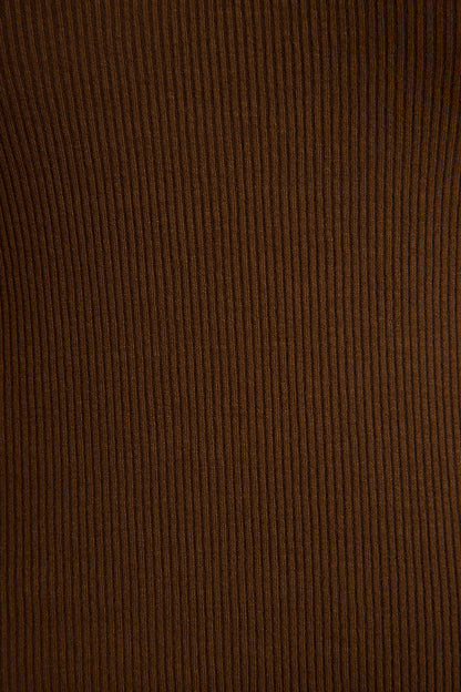 Emily Mocha Halter Top
