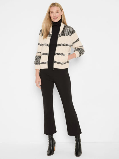 Zig Zag Bomber Jacket