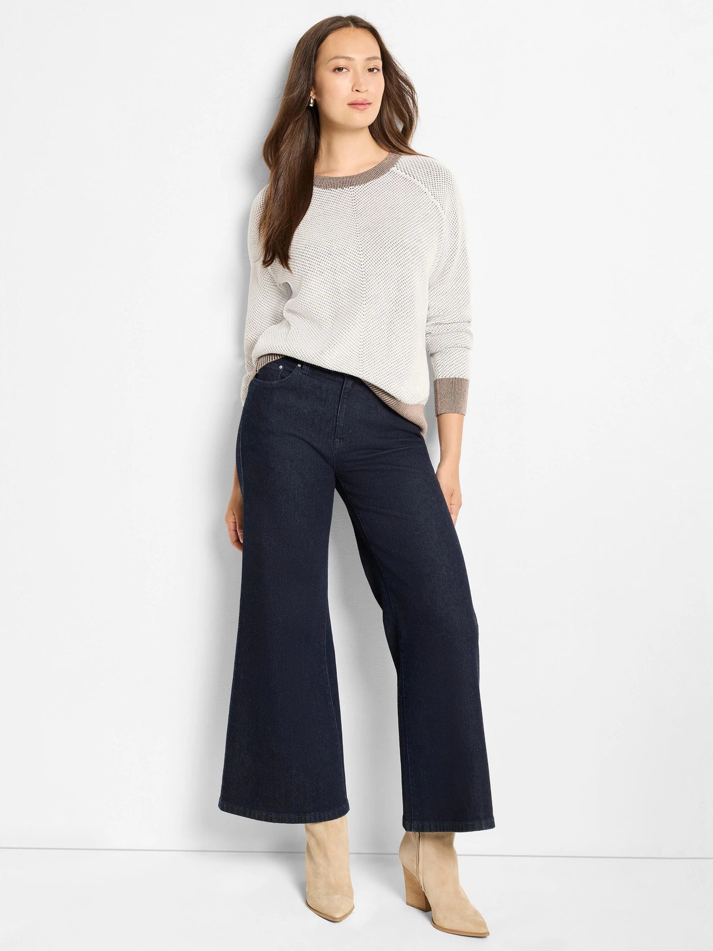 Textured Cotton Sweater