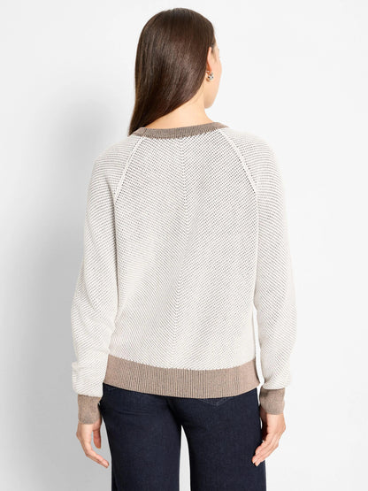 Textured Cotton Sweater