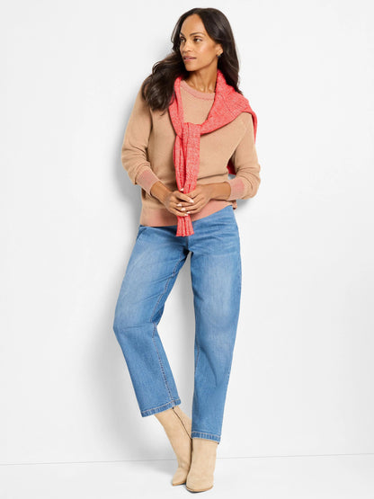 Textured Cotton Sweater