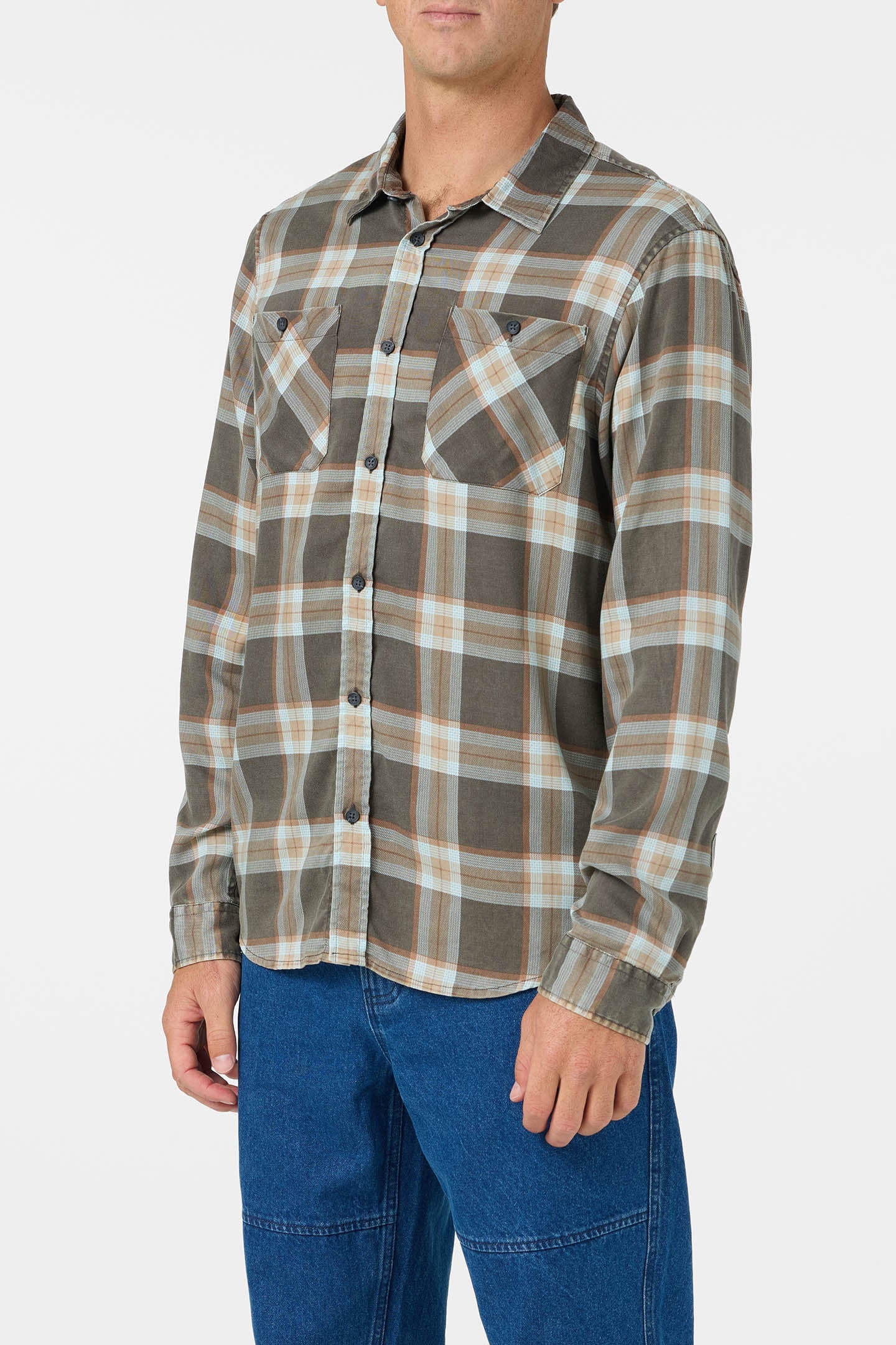 O'Riginals Printed Flannel Long Sleeve Shirt