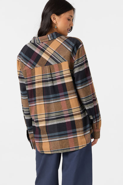 Logan Flannel Long Sleeve Top
