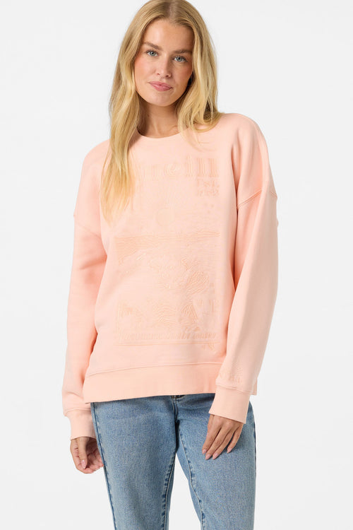 Chore Break Oversized Crew Neck Fleece