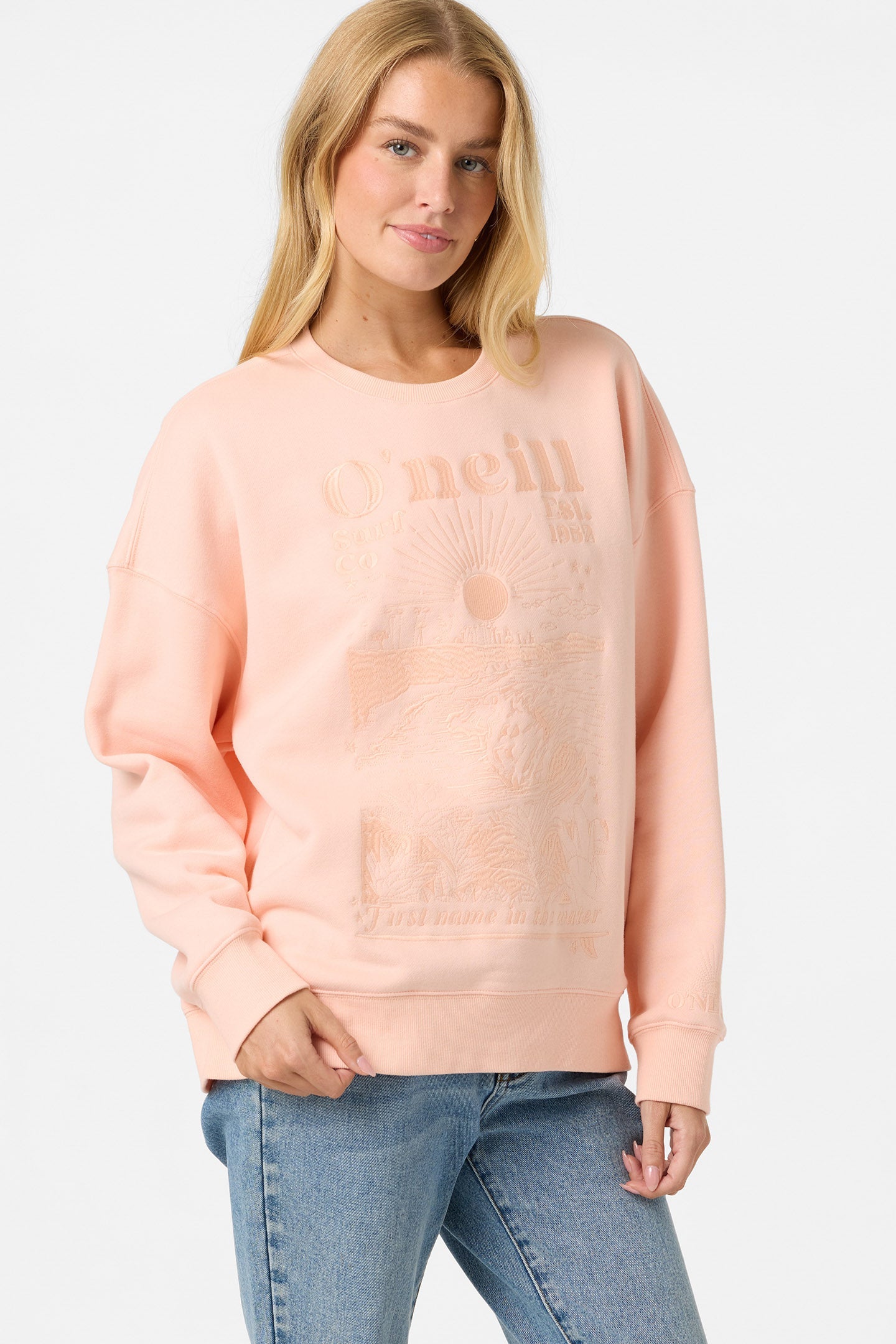 Chore Break Oversized Crew Neck Fleece
