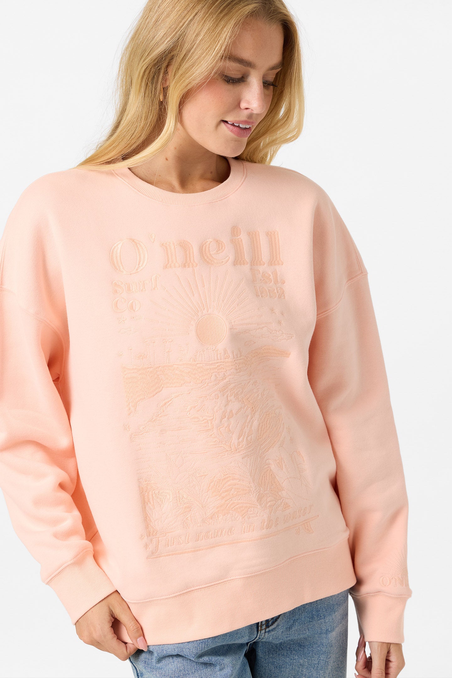 Chore Break Oversized Crew Neck Fleece
