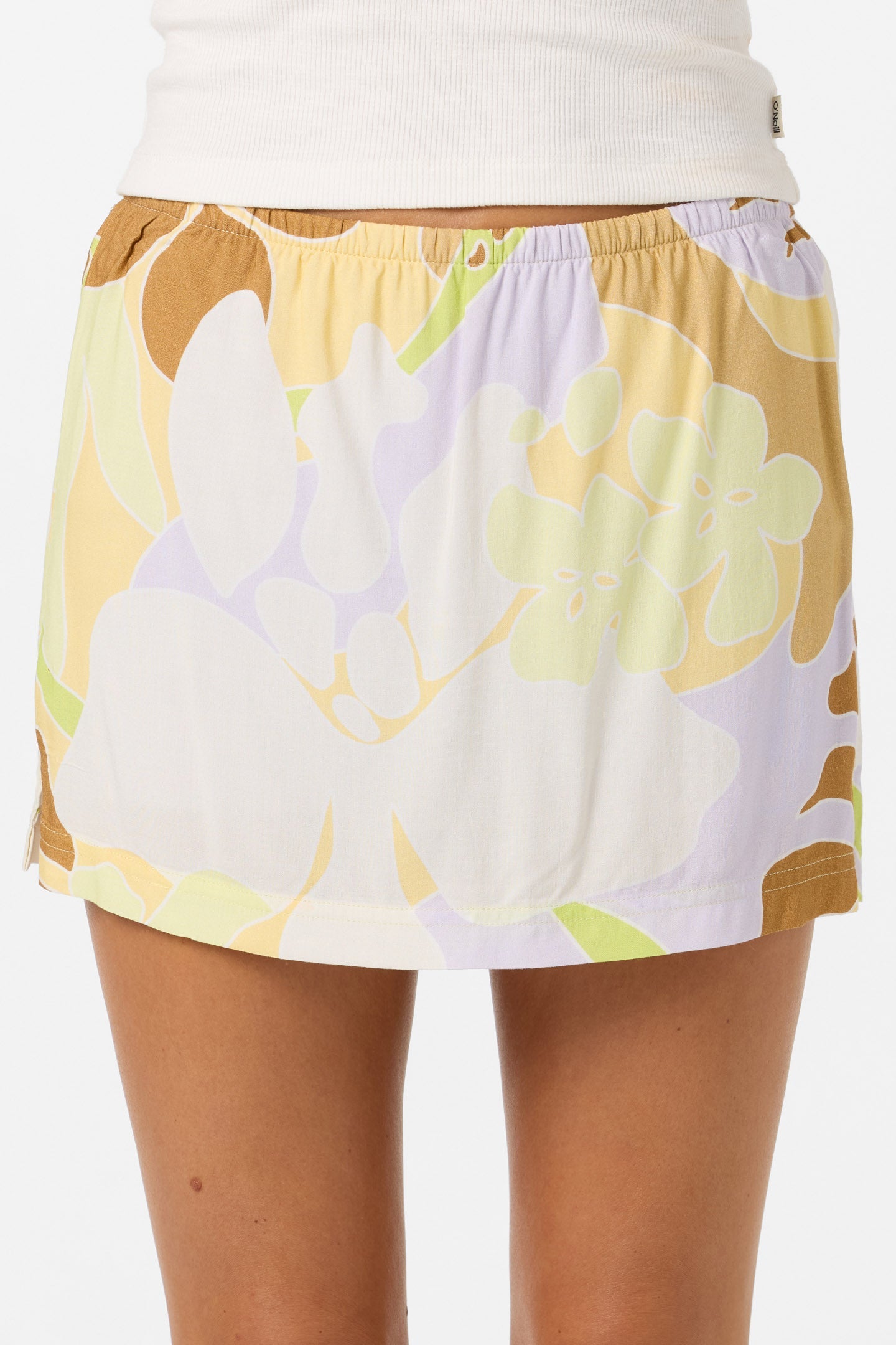 Alyssa Leah Tropical Woven Short Skirt