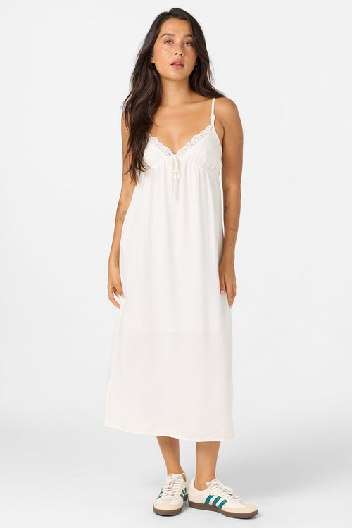 Dayna Solid Midi Dress