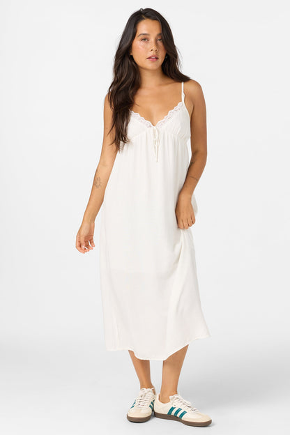 Dayna Solid Midi Dress