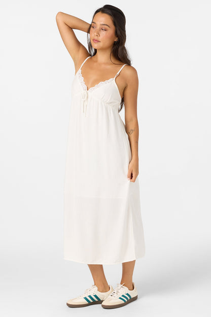 Dayna Solid Midi Dress