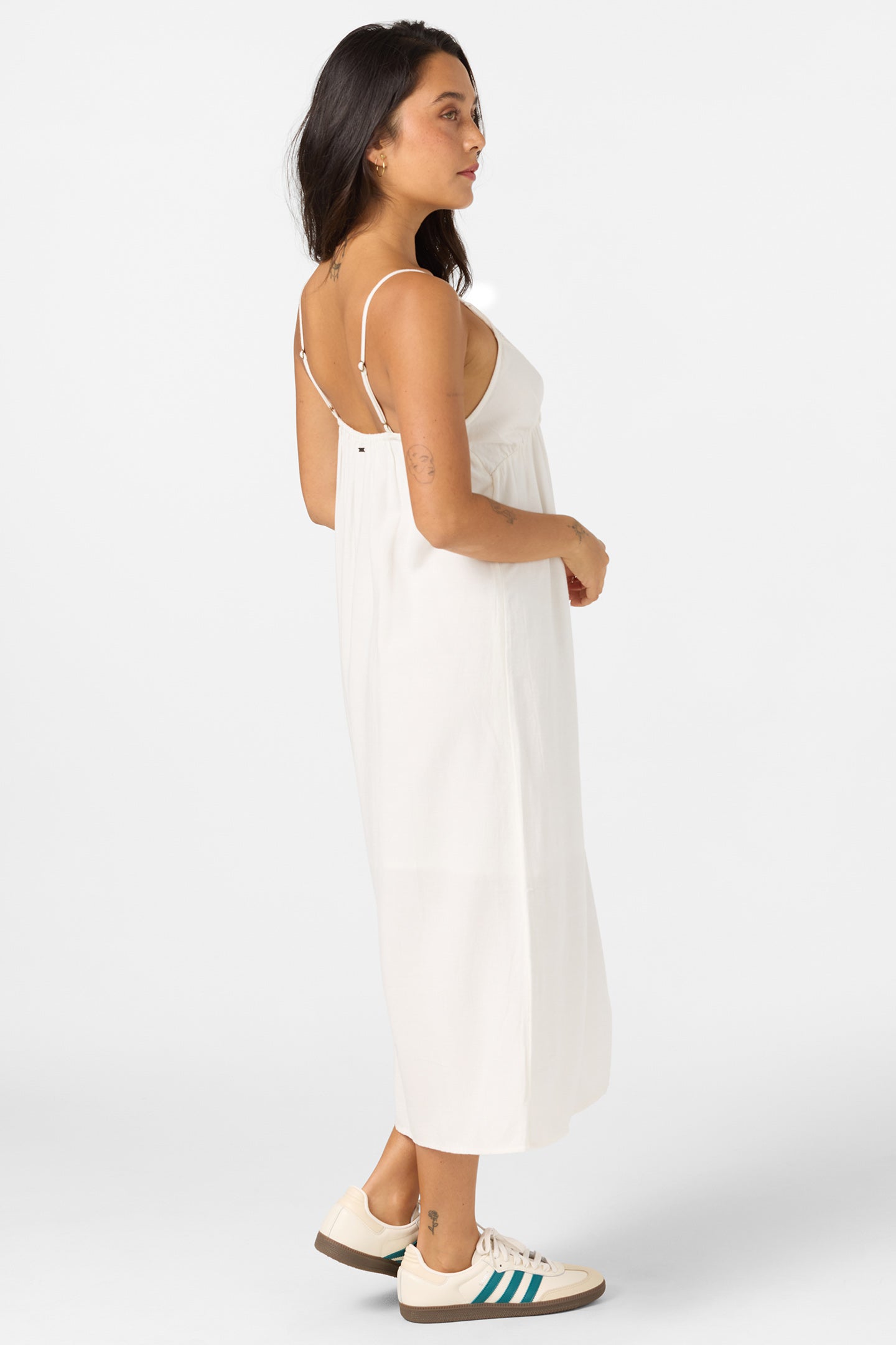 Dayna Solid Midi Dress