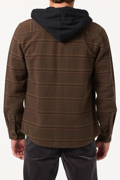 Archer Hooded Flannel Standard Fit Long Sleeve Shirt
