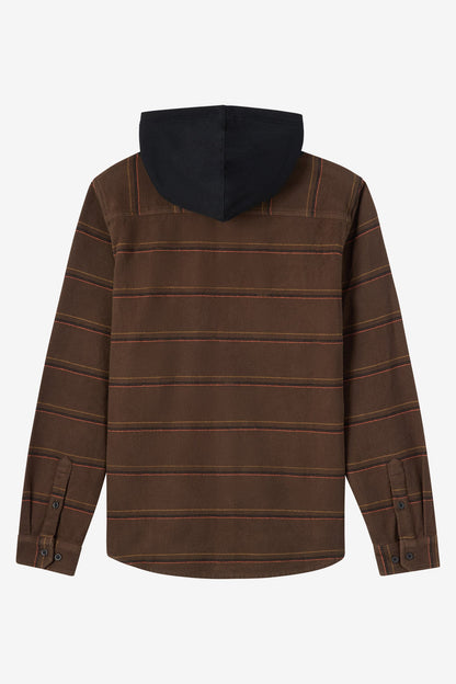 Archer Hooded Flannel Standard Fit Long Sleeve Shirt